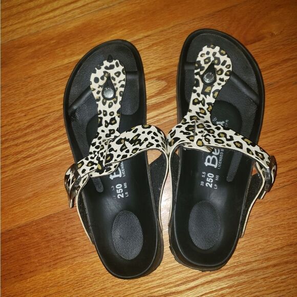 Betula by Birkenstock animal print Birko-flor  Sandals - Picture 4 of 6